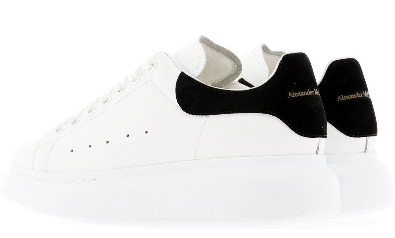 Alexander McQueen White/Black suede