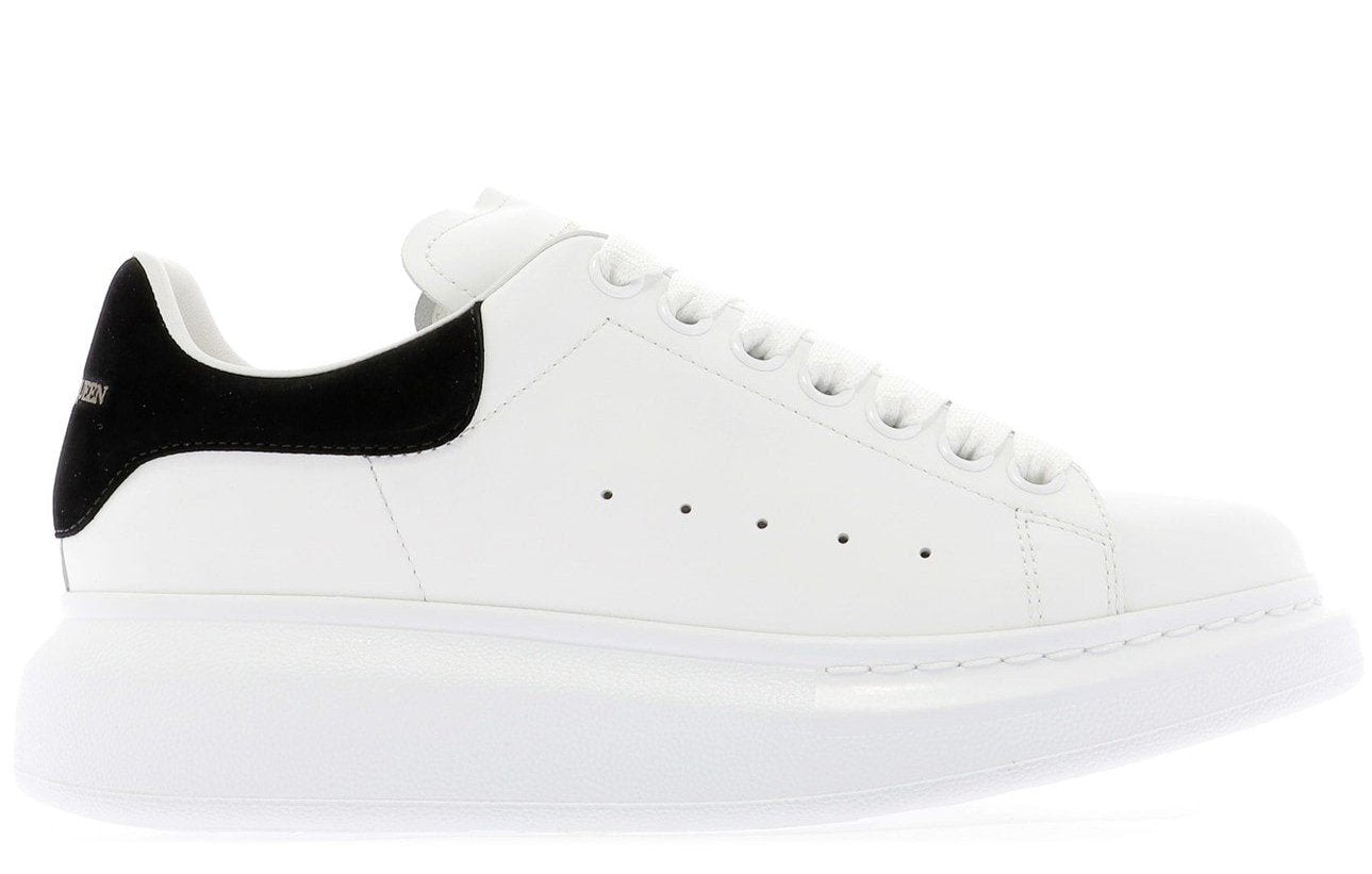 Alexander McQueen White/Black suede