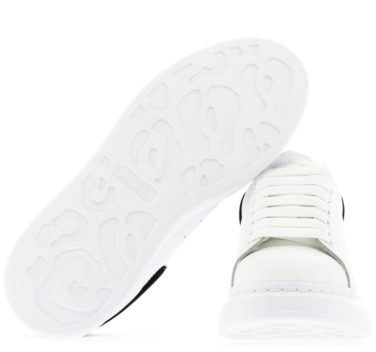 Alexander McQueen White/Black suede